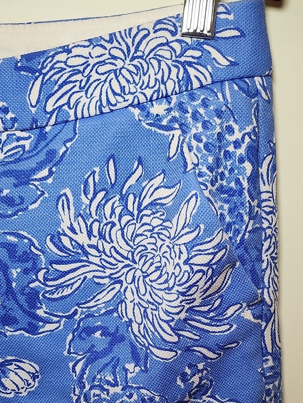 Lilly Pulitzer Buttercup Knit Short Boca Blue Croc It And Lock It Size 6 - Picture 10 of 16